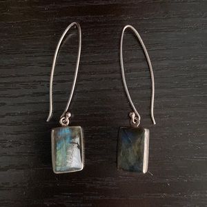 Labradorite earrings